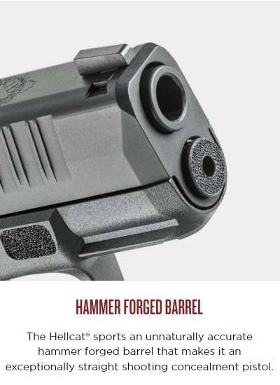 Springfield Armory Hellcat - Hammer Forged Barrel