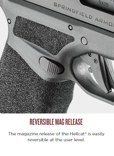 Springfield Armory Hellcat - Reversable Mag Release