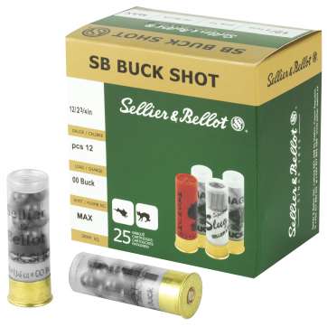 Sellier & Bellot 12ga 00 Buck- SB12BSC